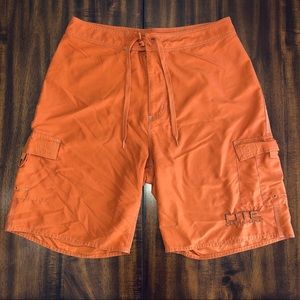 OTE On the Edge Mens Swim Trunks Orange Size 36